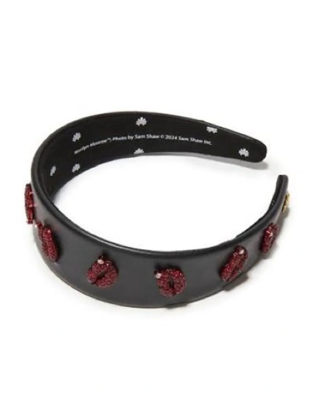 Lele Sadoughi Marilyn Monroe Pave Kiss Headband - NWT